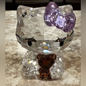 Swarovski crystal 2011 hello kitty with bear